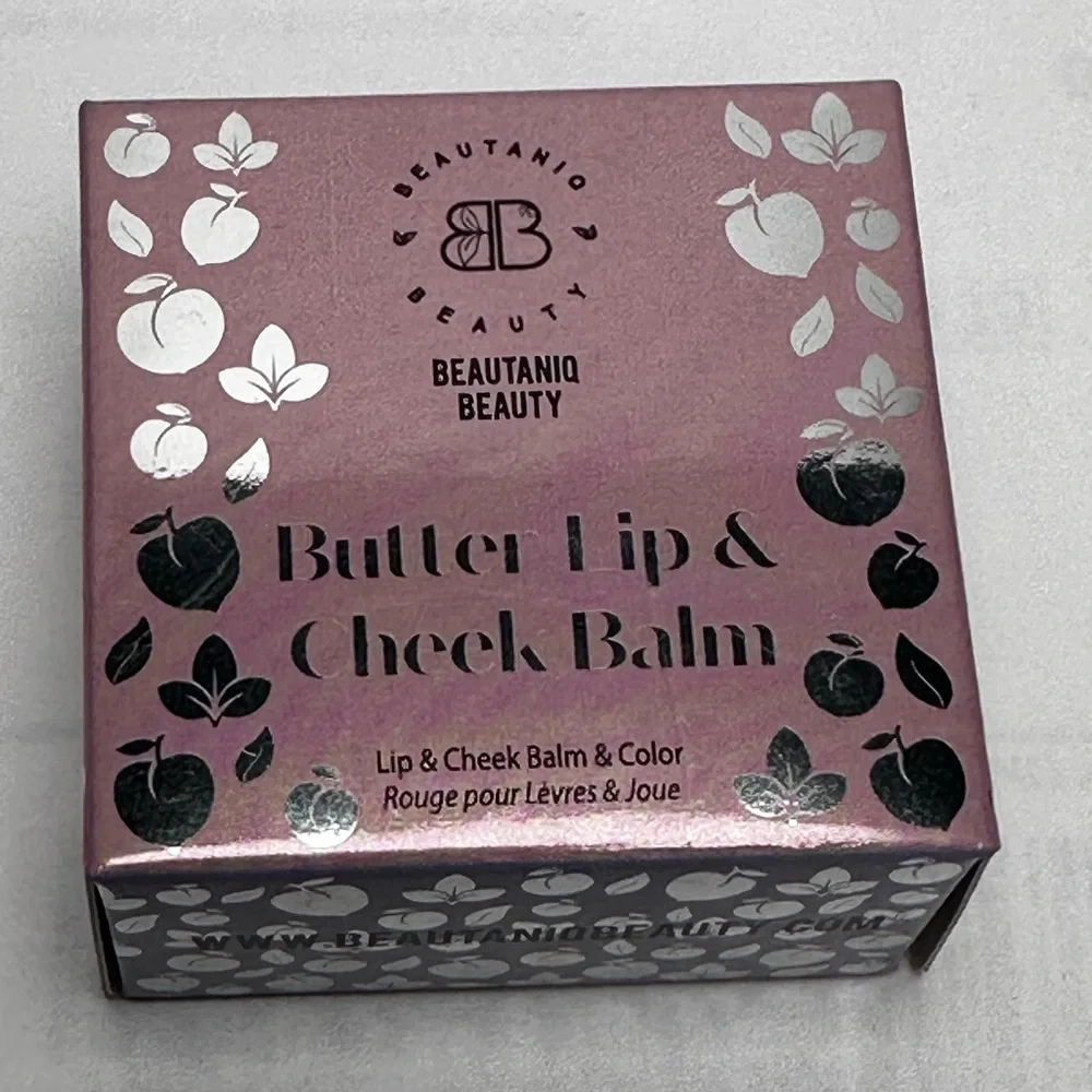 🎁 BEAUTANIQ BEAUTY Butter Lip & Cheek Balm in Peach Blush NIB